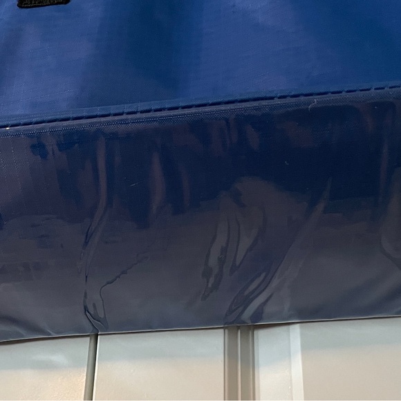 Disney Parks Authentic Blue and Black Vinyl Bag - Picture 3 of 5